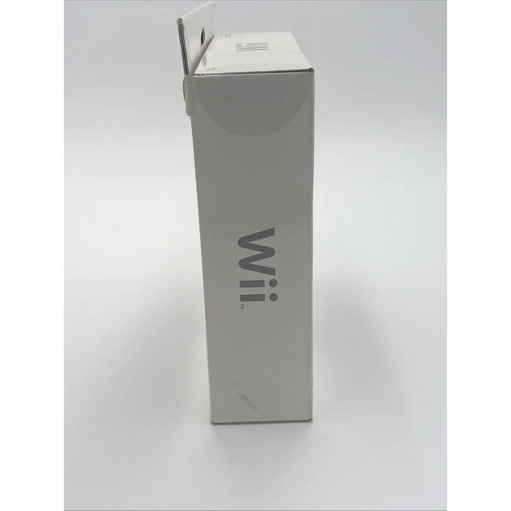 Nintendo Wii Black Wheel Complete in Box CIB Sealed NEW